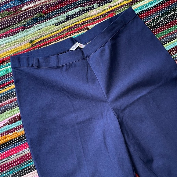 Isaac Mizrahi Live! Pullon Navy Pants-#2029 - Picture 1 of 9